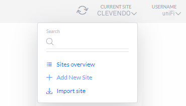 Create a new site