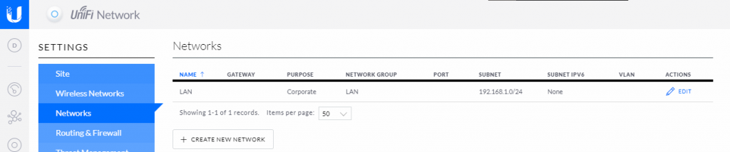 Network Settings Detail